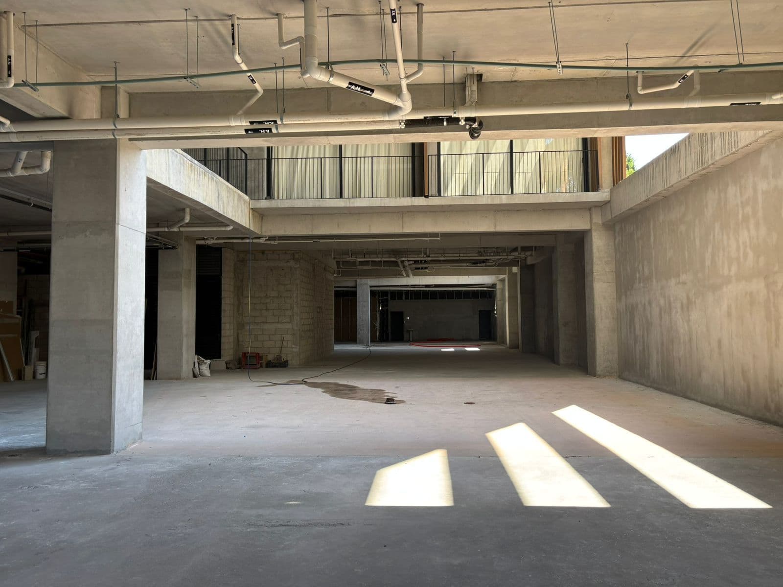Proceso constructivo — estructura interior